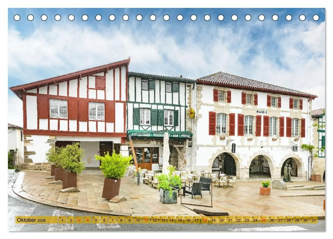 Bild: 9783516739046 | Das Baskenland (Tischkalender 2026 DIN A5 quer), CALVENDO...