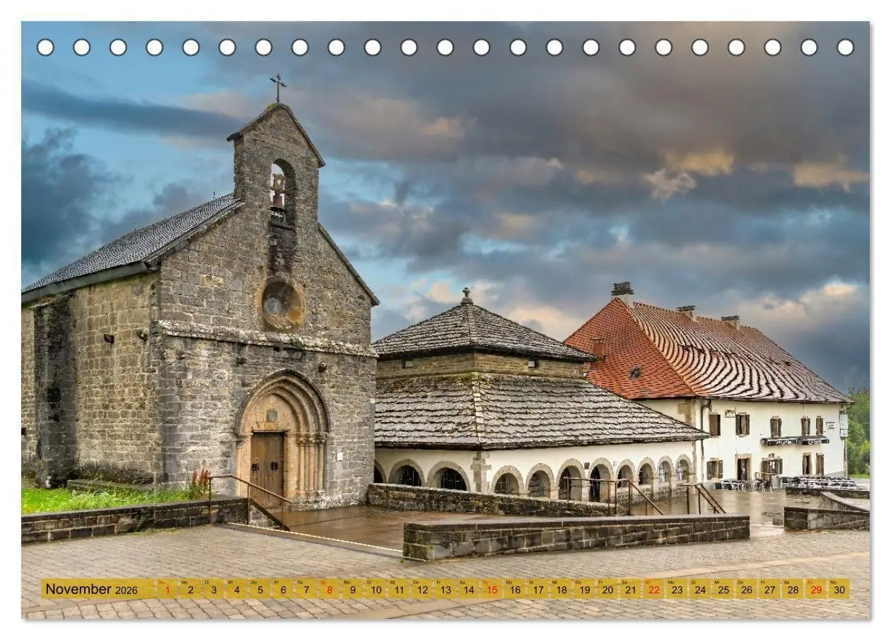 Bild: 9783516739046 | Das Baskenland (Tischkalender 2026 DIN A5 quer), CALVENDO...