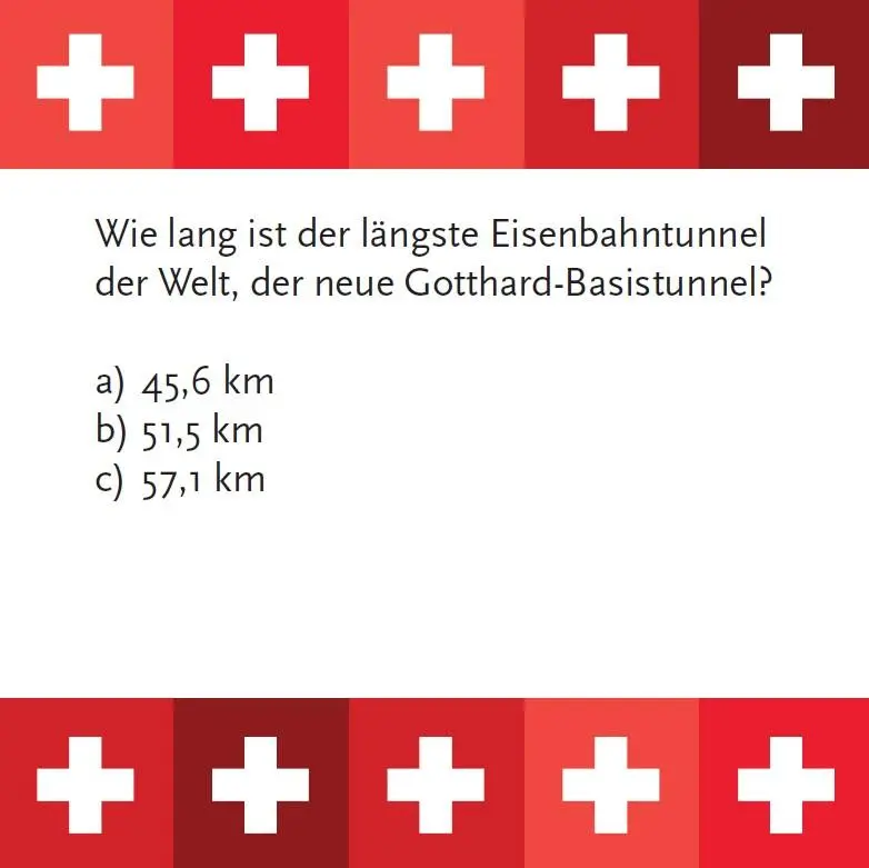 Bild: 4250364119146 | Schweiz-Quiz (Neuauflage) | Spiel | 66 S. | 1914 | Deutsch | 2020