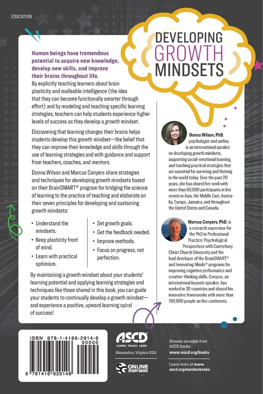 Rückseite: 9781416629146 | Developing Growth Mindsets | Donna Wilson (u. a.) | Taschenbuch | 2020