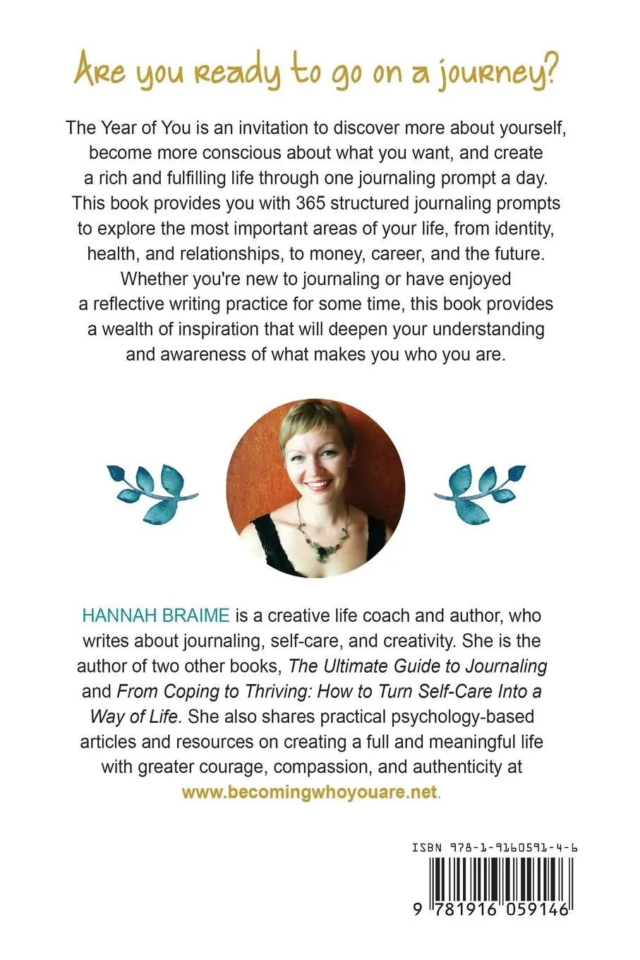 Rückseite: 9781916059146 | The Year of You | Hannah Braime | Taschenbuch | Englisch | 2017