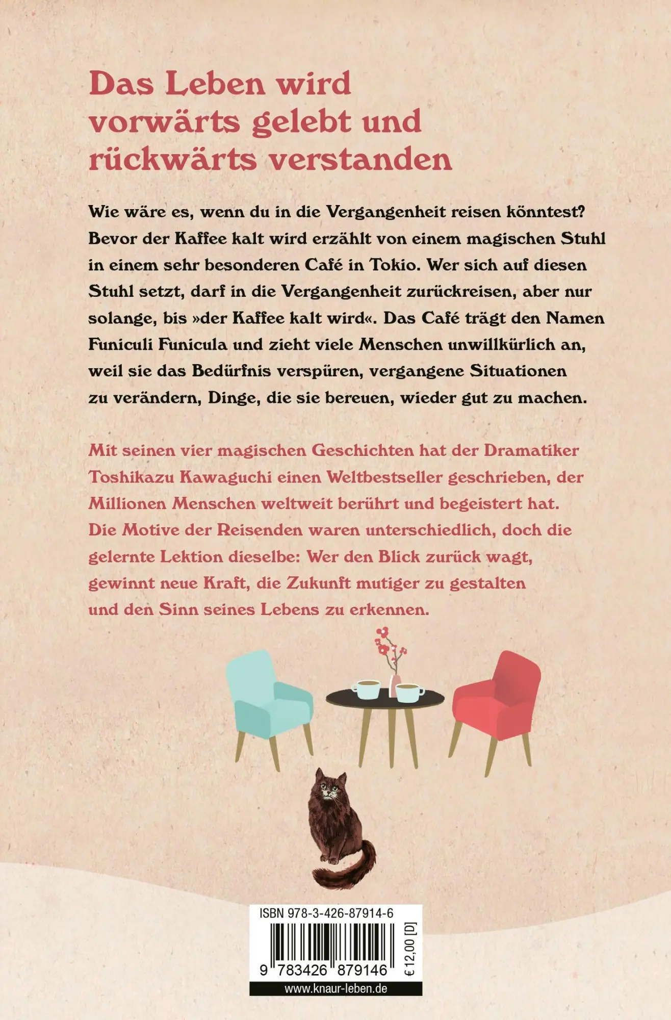 Rückseite: 9783426879146 | Bevor der Kaffee kalt wird | Toshikazu Kawaguchi | Taschenbuch | 2022