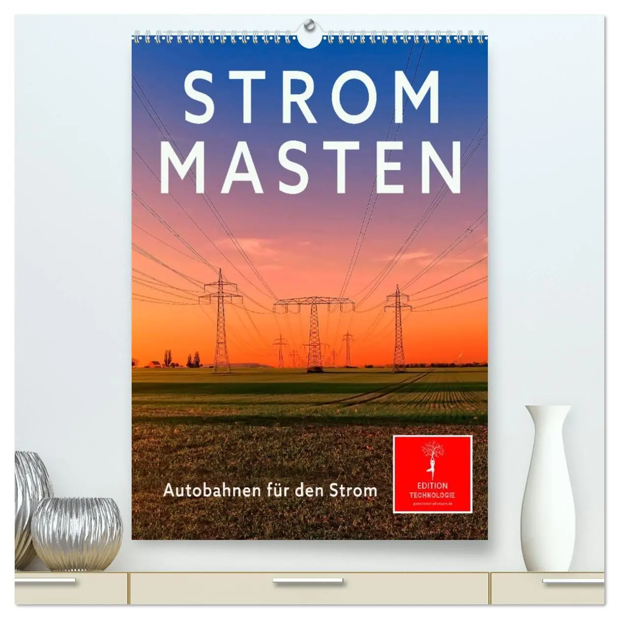 Cover: 9783516349146 | Strommasten - Autobahnen für den Strom (hochwertiger Premium...
