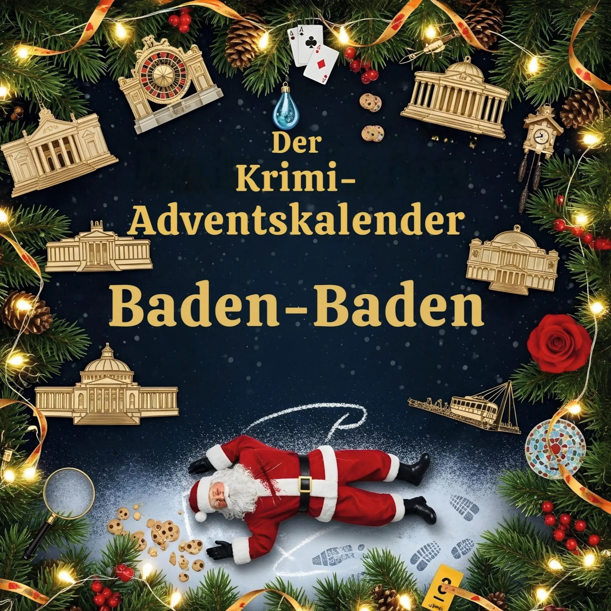 Cover: 9783695309146 | Der Krimi-Adventskalender Baden-Baden | Mordsverdächtig in 24 Akten
