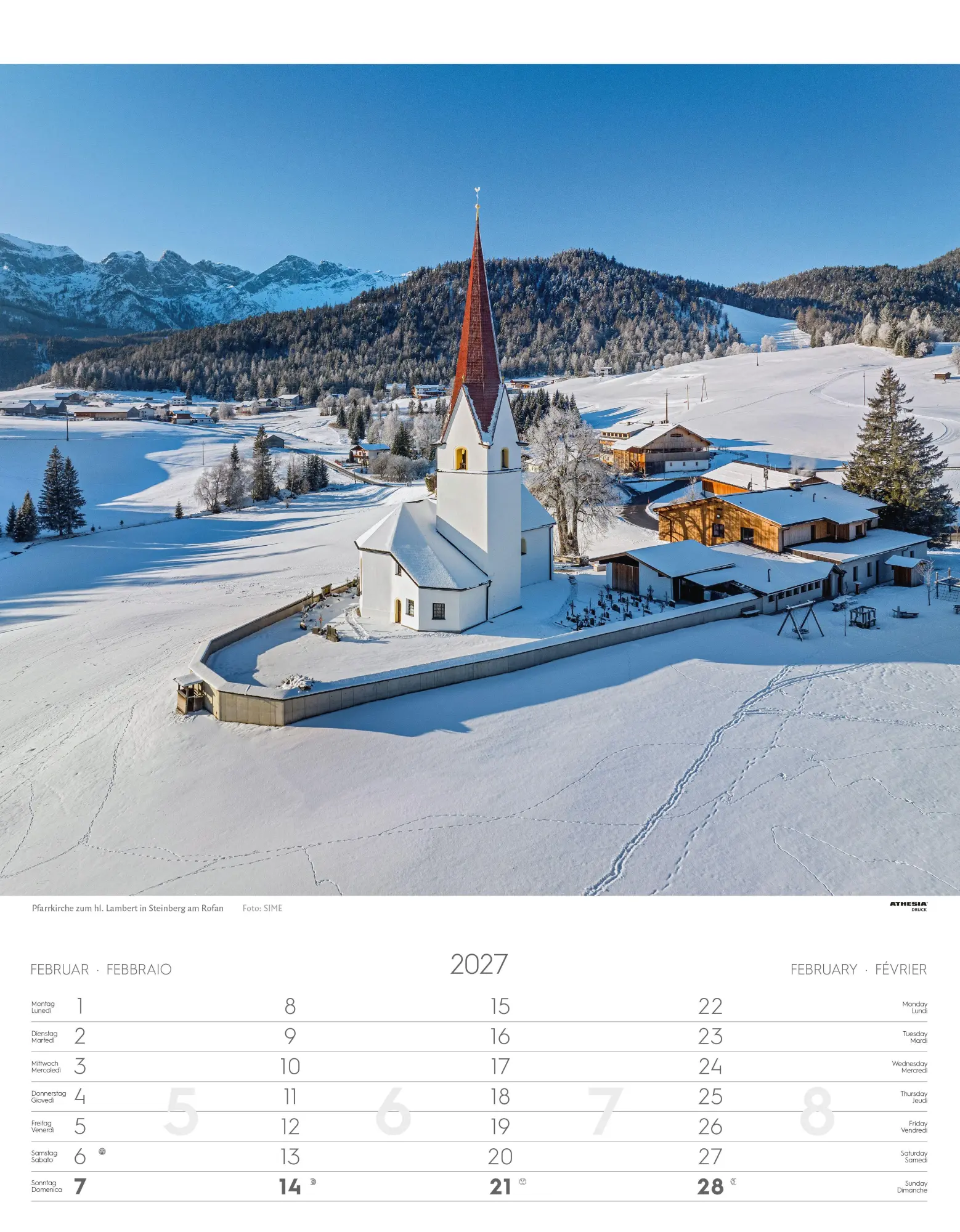 Bild: 9788868399146 | Tirol Kalender 2027 | Tirolo - Tyrol | Athesia-Tappeiner Verlag | 2027