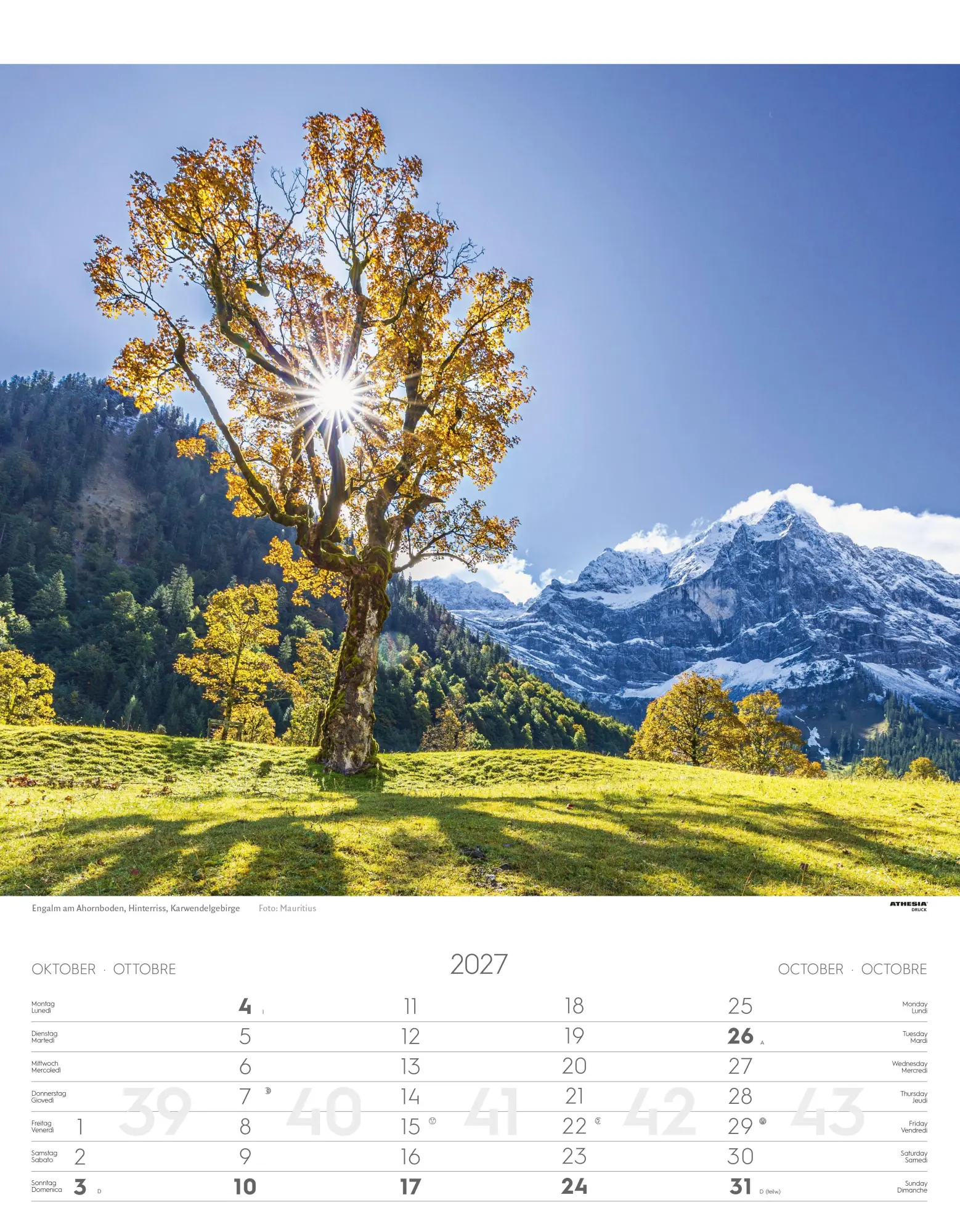 Bild: 9788868399146 | Tirol Kalender 2027 | Tirolo - Tyrol | Athesia-Tappeiner Verlag | 2027