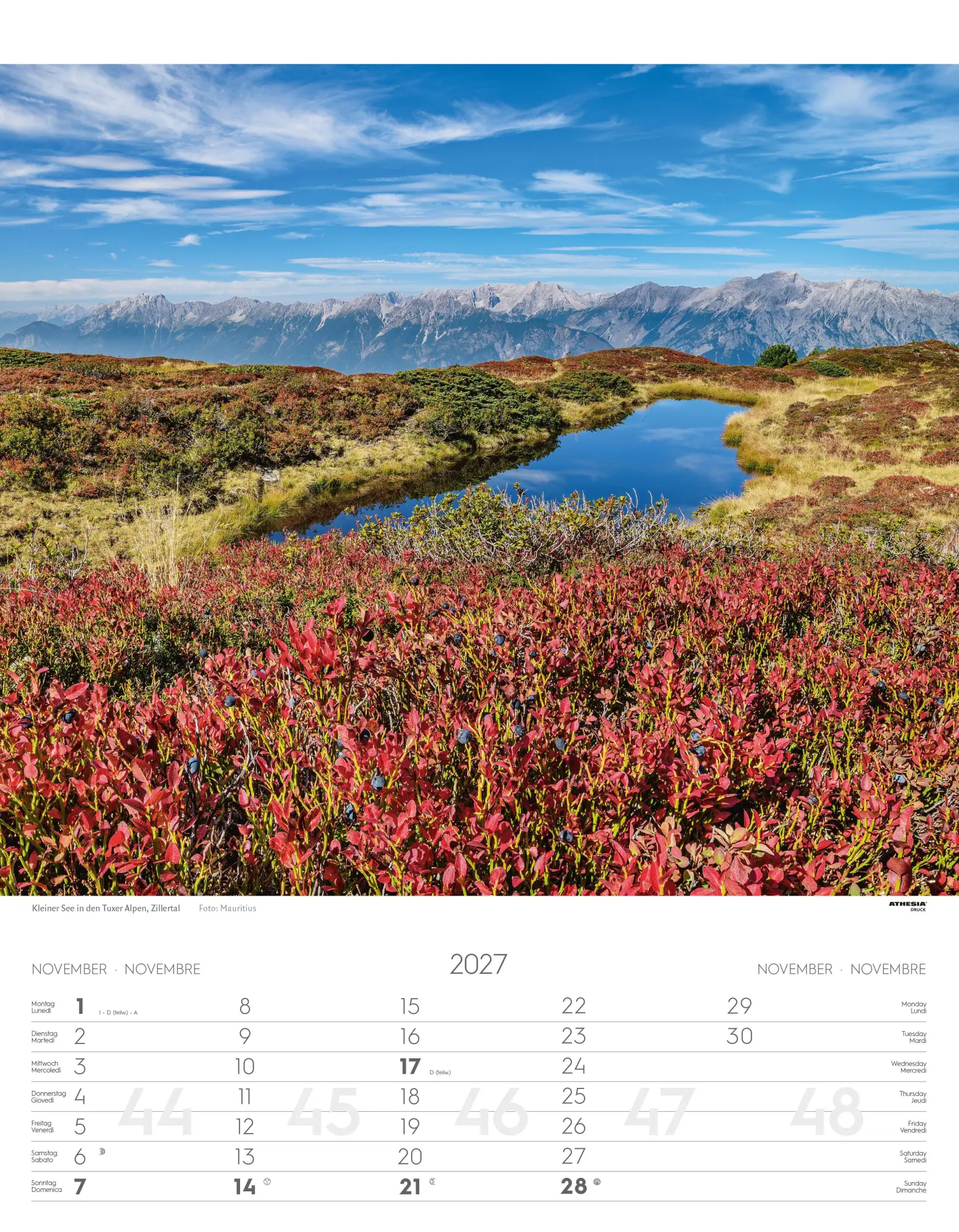 Bild: 9788868399146 | Tirol Kalender 2027 | Tirolo - Tyrol | Athesia-Tappeiner Verlag | 2027