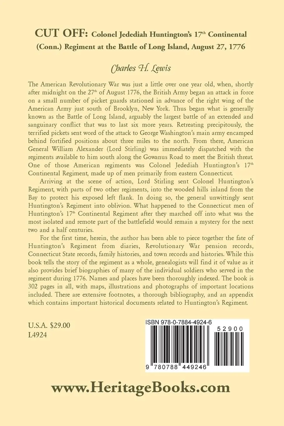 Rückseite: 9780788449246 | Cut Off | Charles H. Lewis | Taschenbuch | Kartoniert / Broschiert