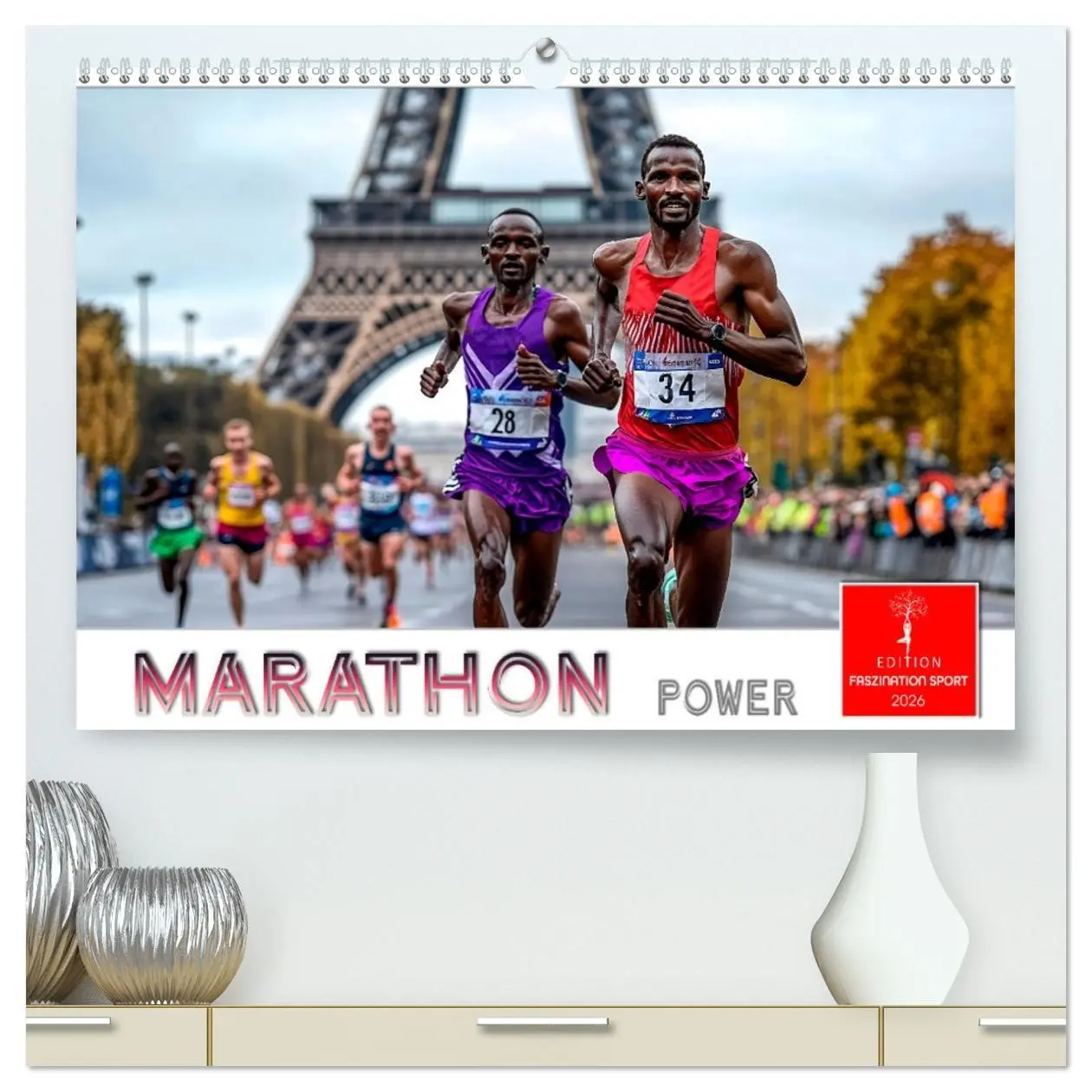 Cover: 9783457319246 | Marathon Power (hochwertiger Premium Wandkalender 2026 DIN A2...
