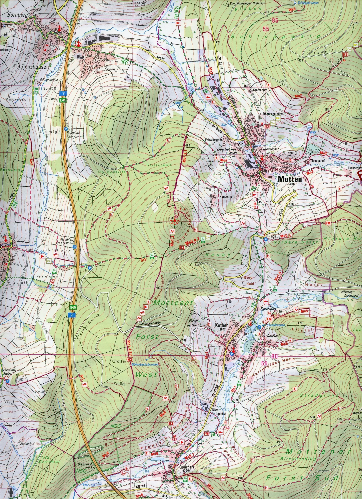 Bild: 9783899339246 | Bad Brückenau 1 : 25 000 | Digitalisierung | (Land-)Karte | Deutsch