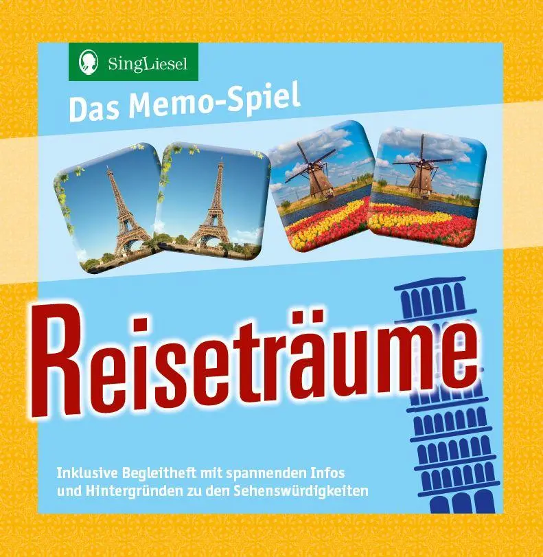 Cover: 4280000809346 | Das Memo-Spiel für Senioren - Reiseträume | Singliesel | Spiel | 2025