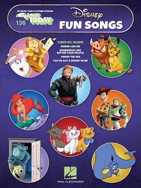 Cover: 9781540049346 | Disney Fun Songs | E-Z Play Today Volume 136 | Hal Leonard Corp | Buch