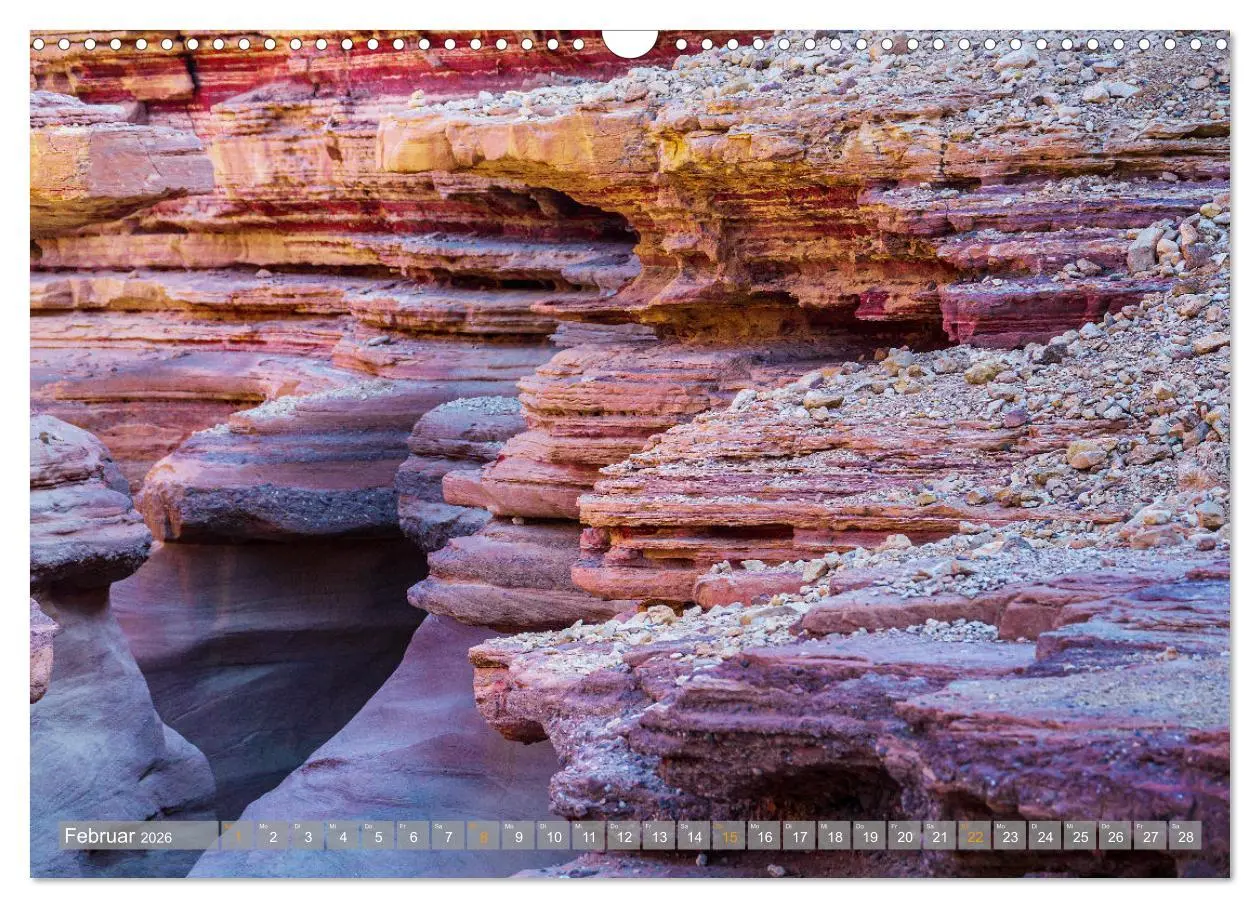 Bild: 9783457549346 | Negev - die Farben der Wüste (Wandkalender 2026 DIN A3 quer),...