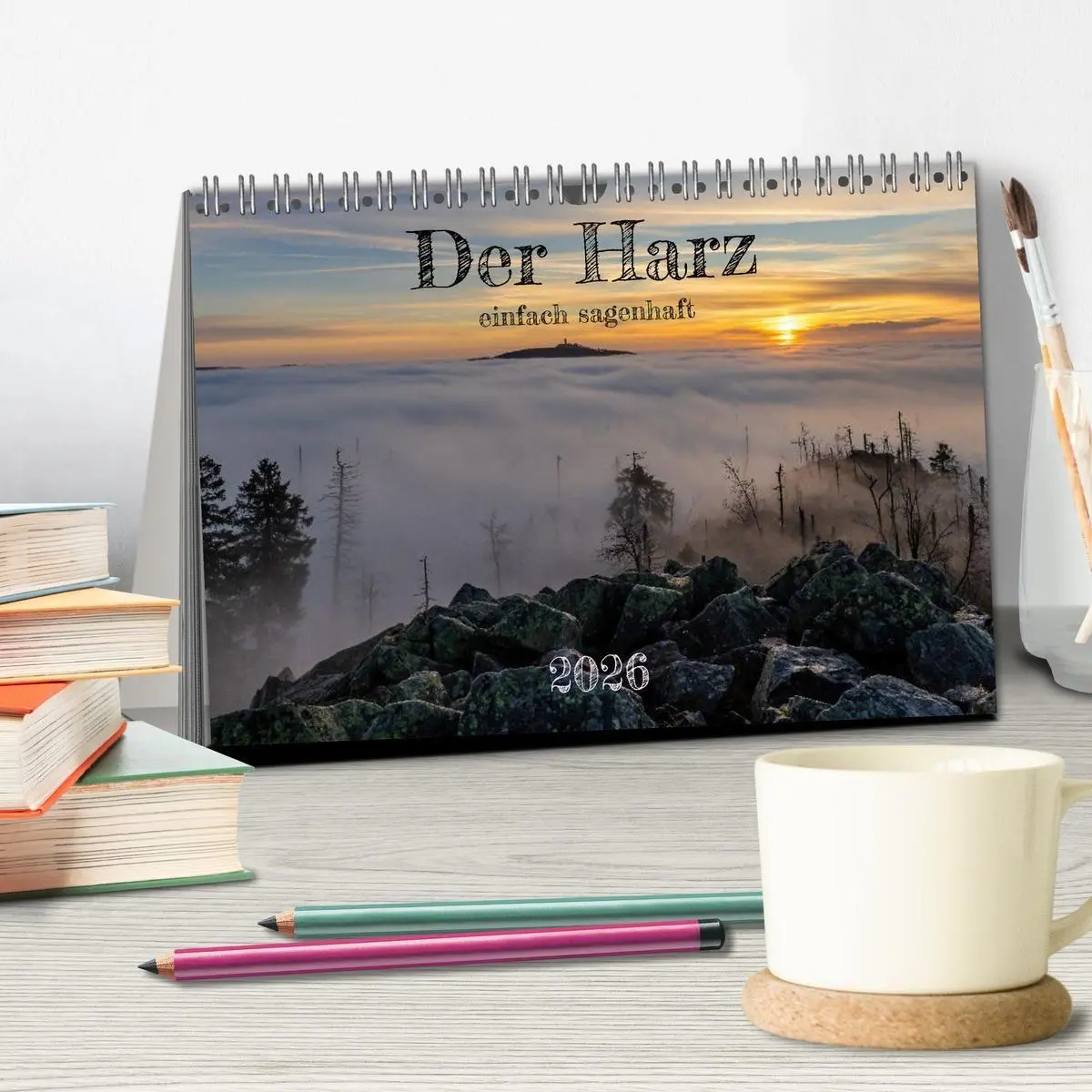 Bild: 9783516639346 | Der Harz - einfach sagenhaft (Tischkalender 2026 DIN A5 quer),...