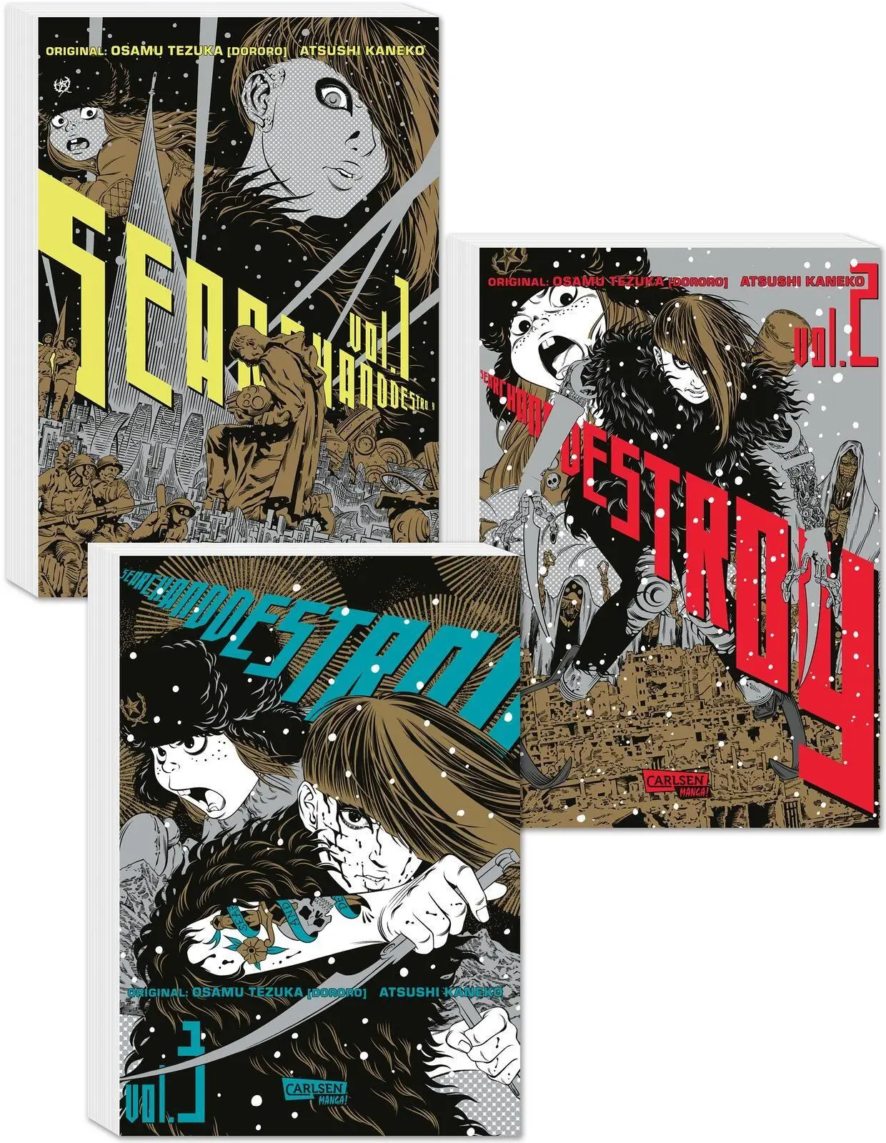Cover: 9783551809346 | Search And Destroy Komplettpack 1-3 | Osamu Tezuka (u. a.) | Buch
