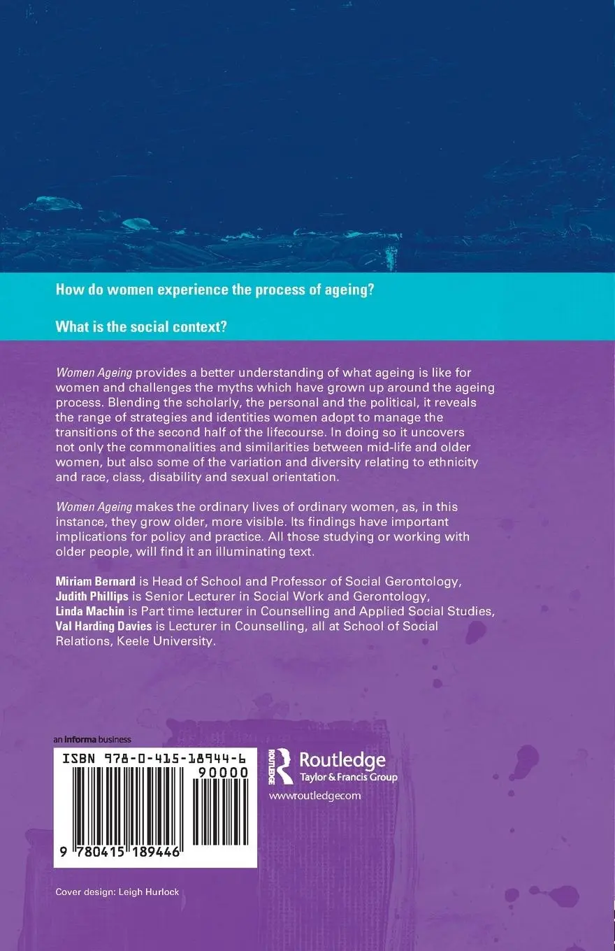 Rückseite: 9780415189446 | Women Ageing | Changing Identities, Challenging Myths | Taschenbuch