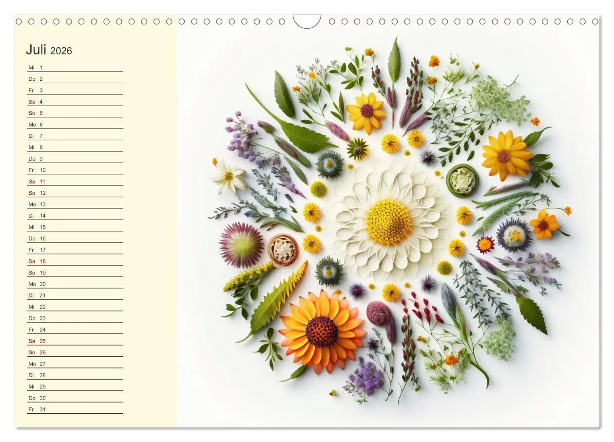 Bild: 9783457539446 | Jahresrunde Schönheiten (Wandkalender 2026 DIN A3 quer), CALVENDO...