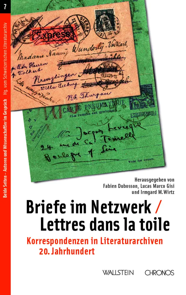 Cover: 9783835339446 | Briefe im Netzwerk / Lettres dans la toile | Fabien Dubosson (u. a.)