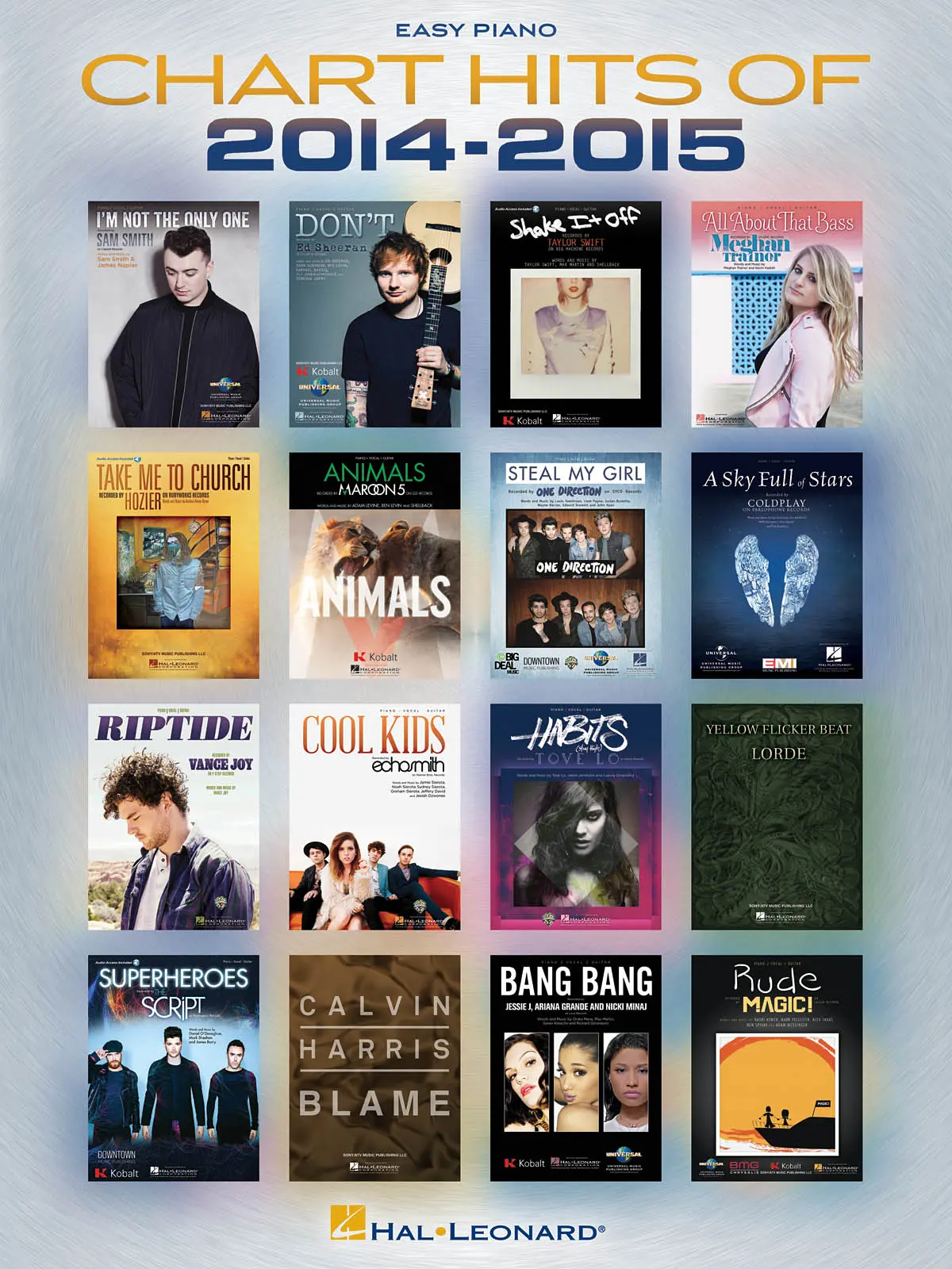 Cover: 888680049546 | Chart Hits of 2014-2015 | Easy Piano Songbook | Buch | 2015