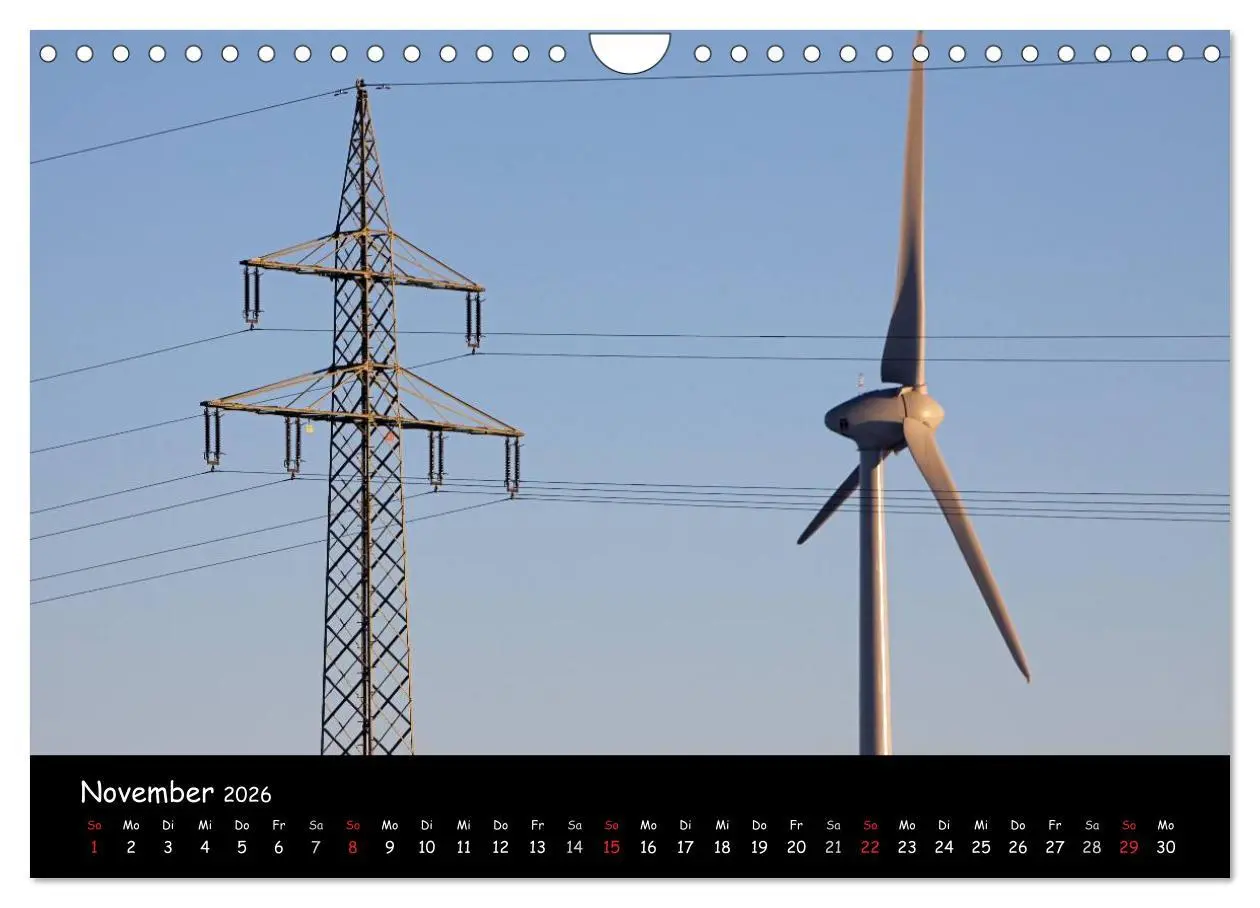 Bild: 9783516169546 | Unter Strom (Wandkalender 2026 DIN A4 quer), CALVENDO Monatskalender