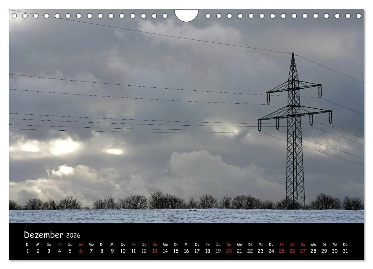 Bild: 9783516169546 | Unter Strom (Wandkalender 2026 DIN A4 quer), CALVENDO Monatskalender