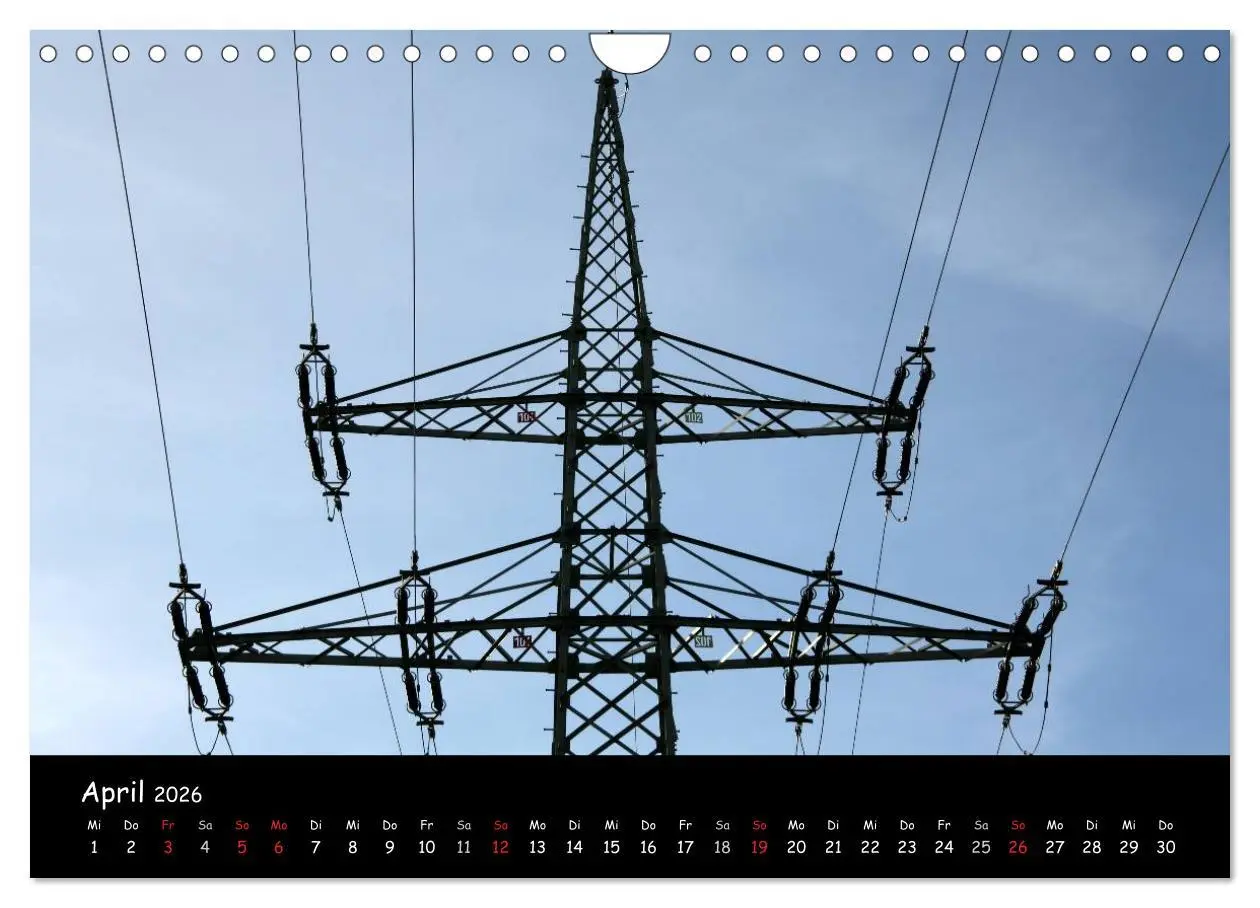 Bild: 9783516169546 | Unter Strom (Wandkalender 2026 DIN A4 quer), CALVENDO Monatskalender