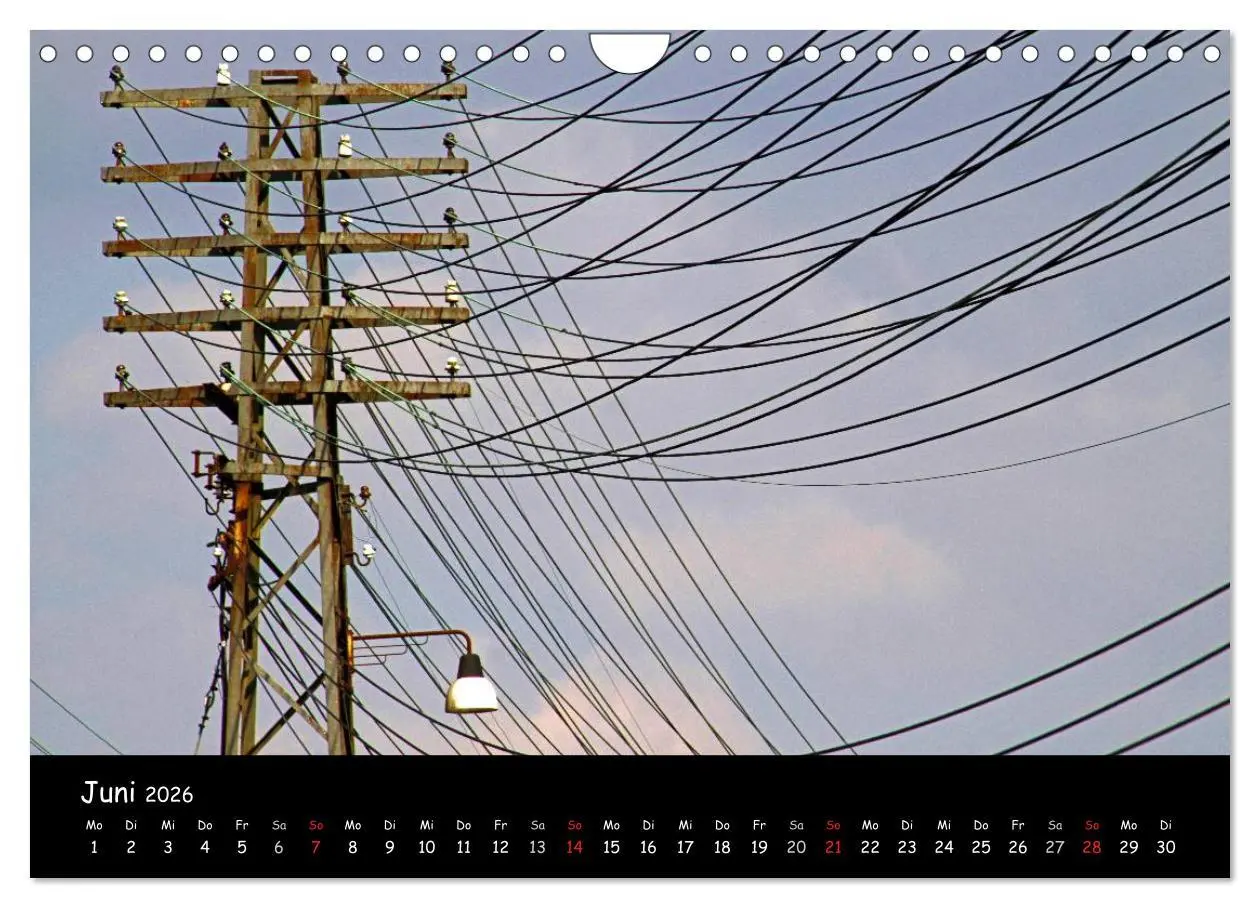 Bild: 9783516169546 | Unter Strom (Wandkalender 2026 DIN A4 quer), CALVENDO Monatskalender