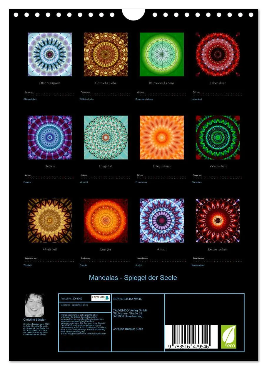 Bild: 9783516479546 | Mandalas - Spiegel der Seele (Wandkalender 2026 DIN A4 hoch),...