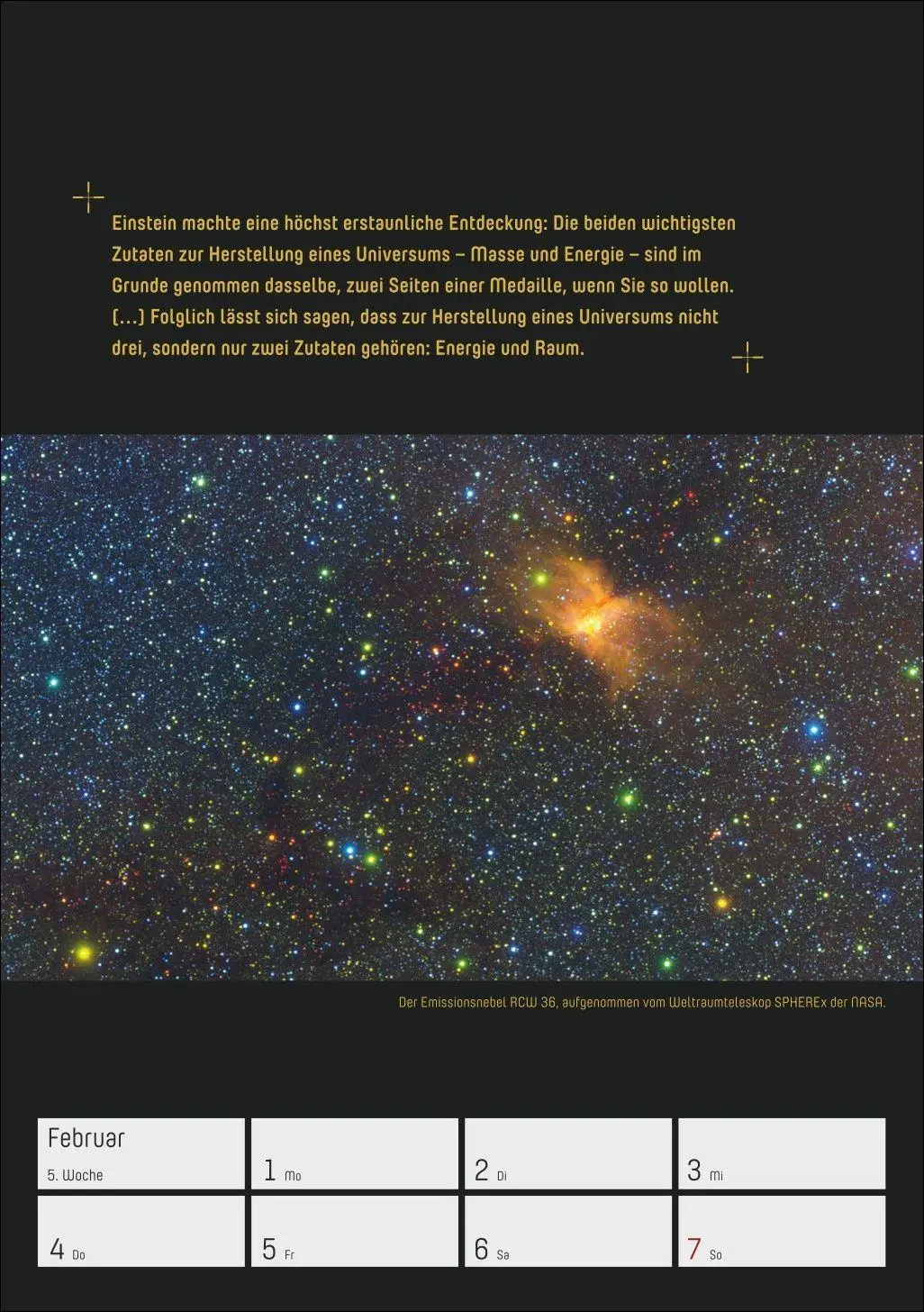 Bild: 9783840039546 | Stephen Hawking - Universum Wochenplaner 2027 - 53 faszinierende...