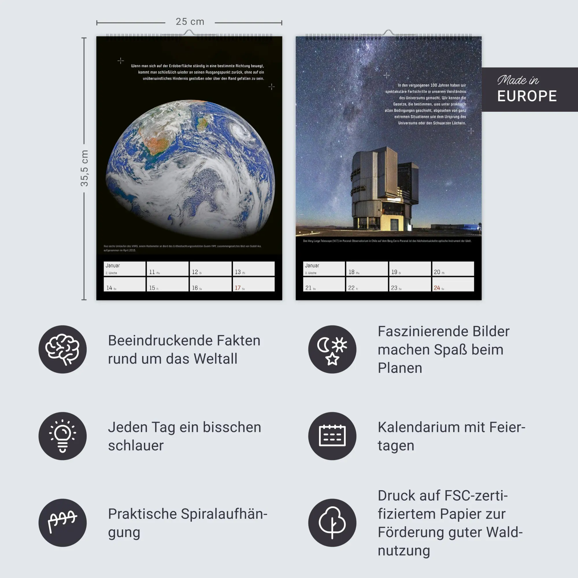 Bild: 9783840039546 | Stephen Hawking - Universum Wochenplaner 2027 - 53 faszinierende...