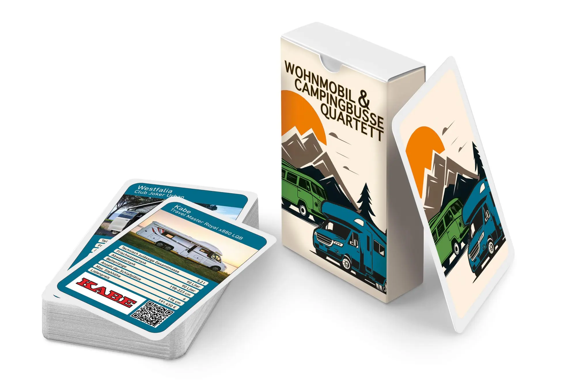 Cover: 9783948979546 | Das Wohnmobil &amp; Campingbusse Quartett | CamperVans | Spiel | 32 S.