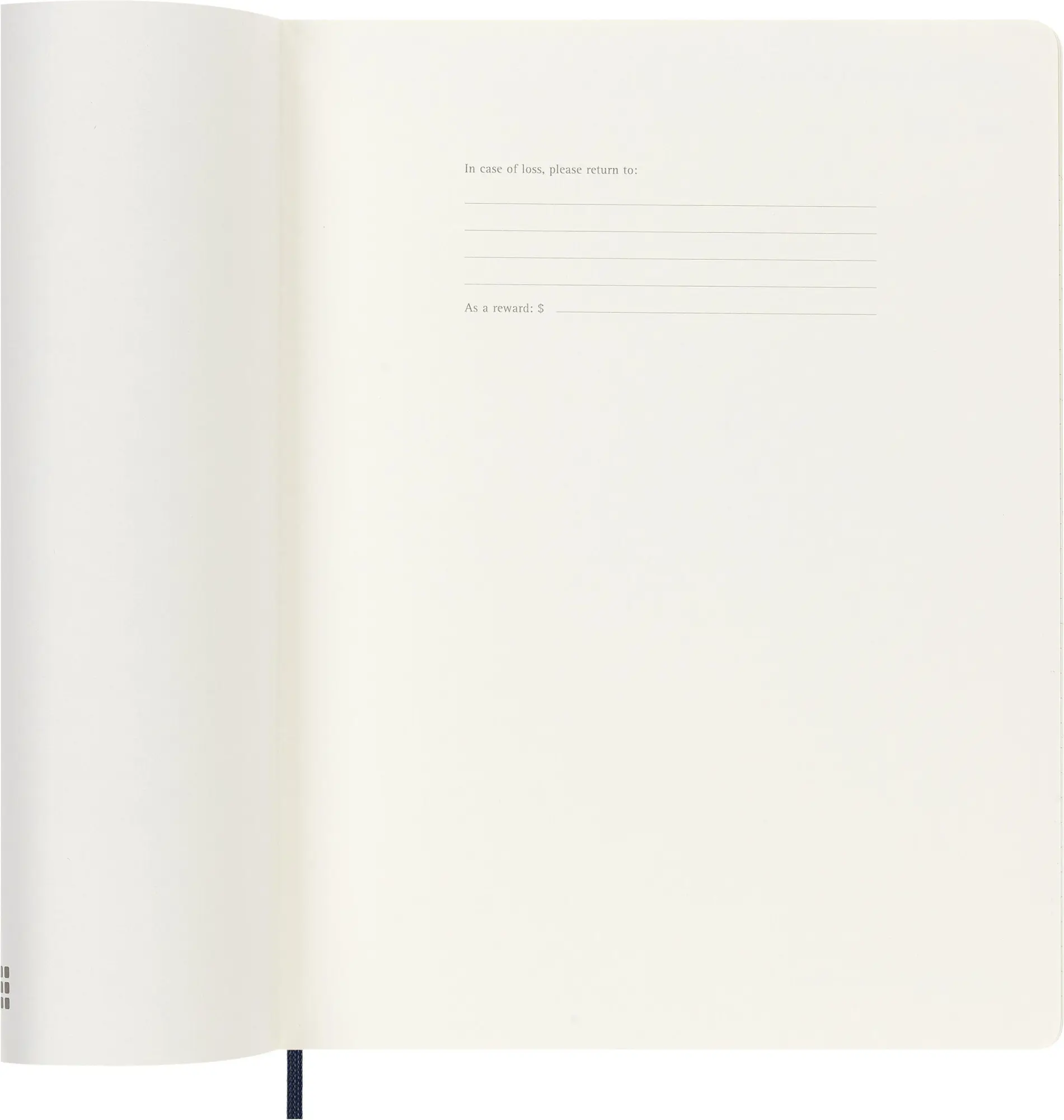 Bild: 8056999279646 | Moleskine 12 Monate Tageskalender 2027, XL, 1 Tag = 1 Seite, rechts...