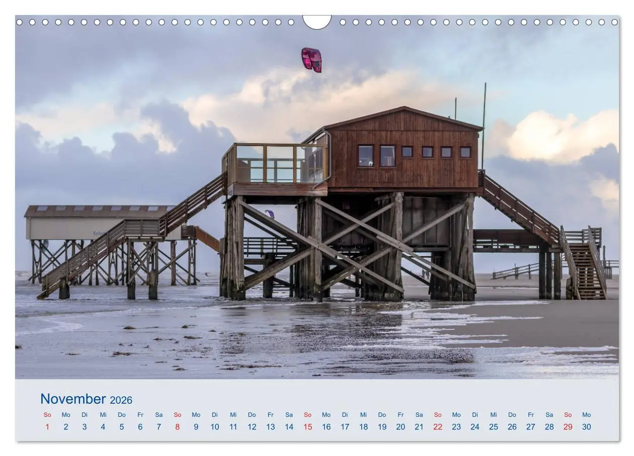 Bild: 9783457759646 | Nordseeküste Am Strand von Sankt Peter-Ording (Wandkalender 2026...