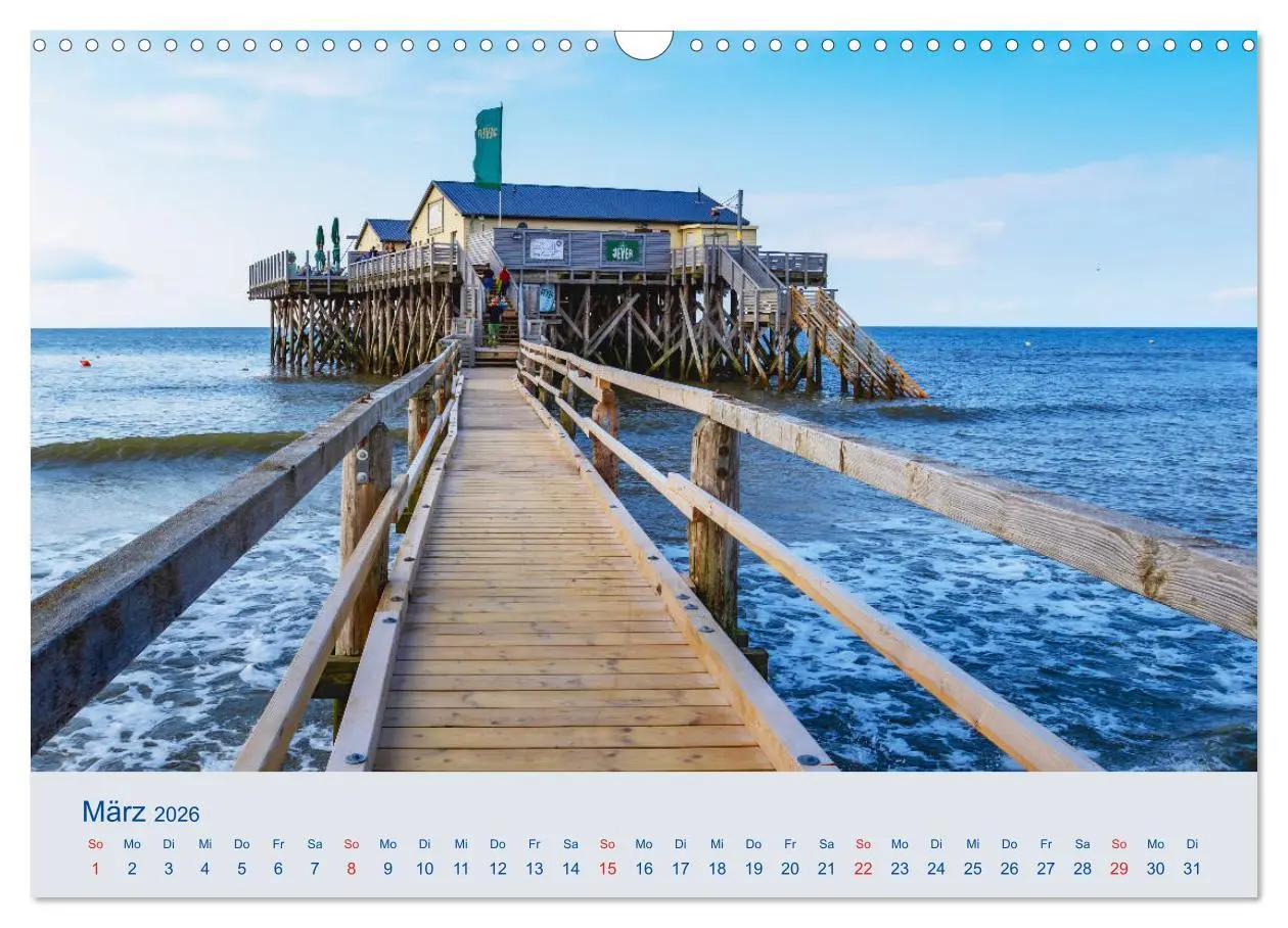 Bild: 9783457759646 | Nordseeküste Am Strand von Sankt Peter-Ording (Wandkalender 2026...