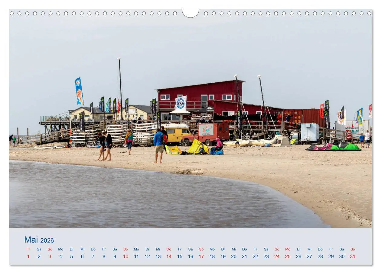 Bild: 9783457759646 | Nordseeküste Am Strand von Sankt Peter-Ording (Wandkalender 2026...