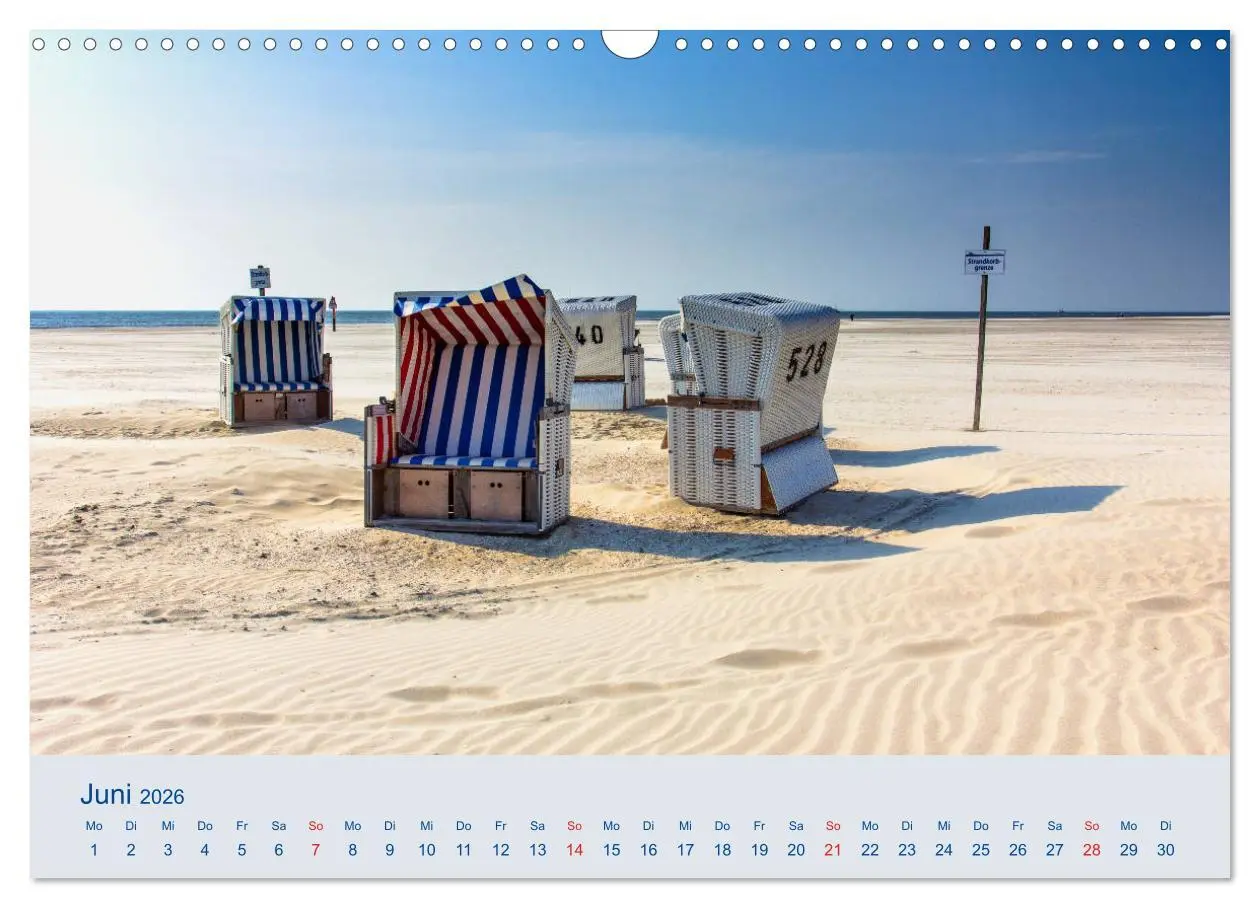Bild: 9783457759646 | Nordseeküste Am Strand von Sankt Peter-Ording (Wandkalender 2026...