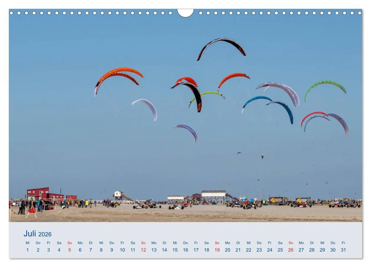 Bild: 9783457759646 | Nordseeküste Am Strand von Sankt Peter-Ording (Wandkalender 2026...