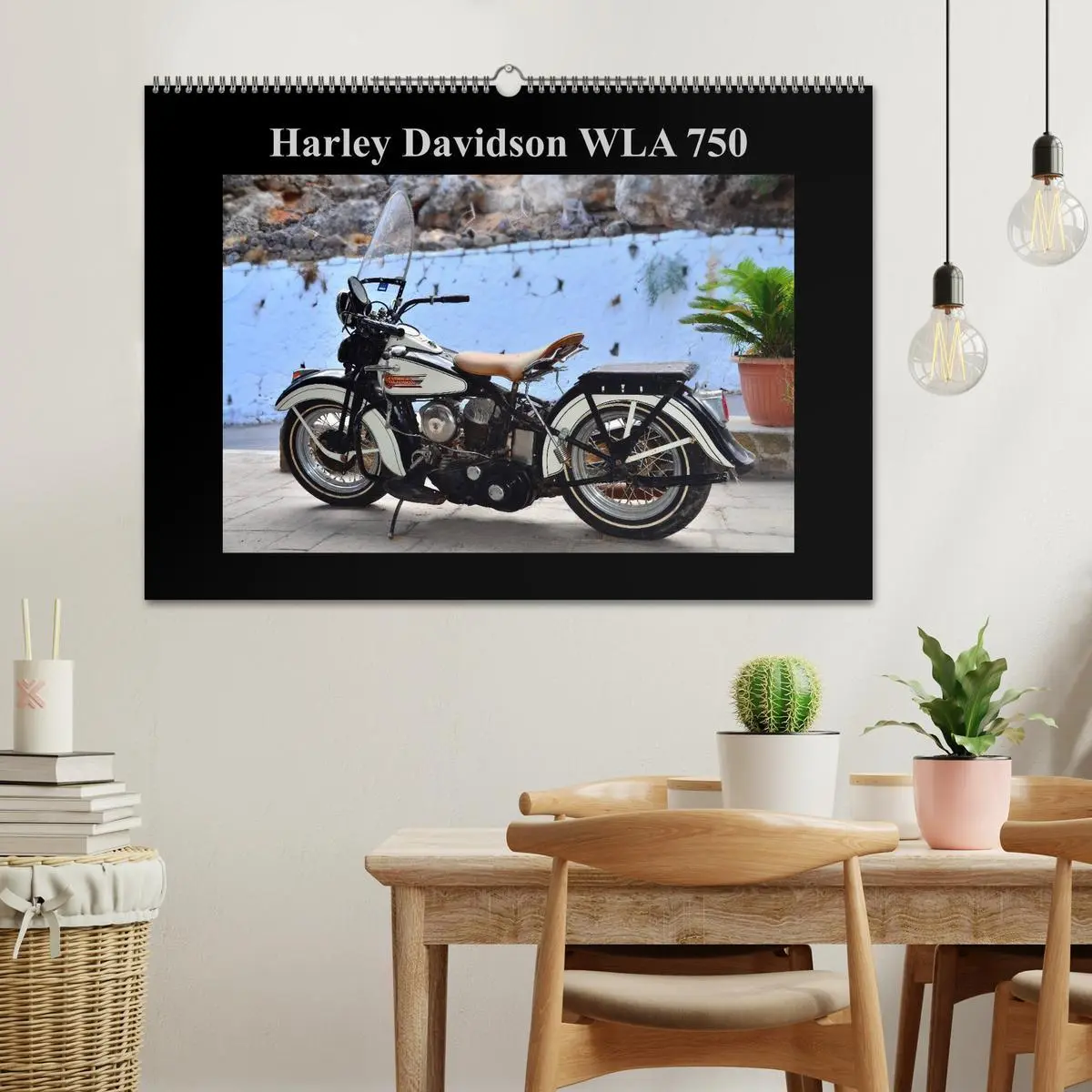 Bild: 9783516089646 | Harley Davidson WLA 750 (Wandkalender 2026 DIN A2 quer), CALVENDO...