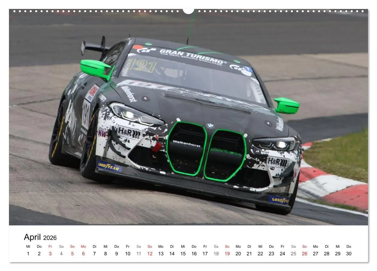 Bild: 9783516229646 | VLN Langstrecken Meisterschaft (Wandkalender 2026 DIN A2 quer),...