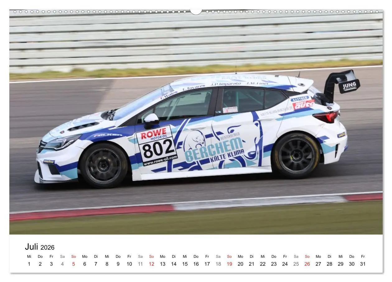 Bild: 9783516229646 | VLN Langstrecken Meisterschaft (Wandkalender 2026 DIN A2 quer),...
