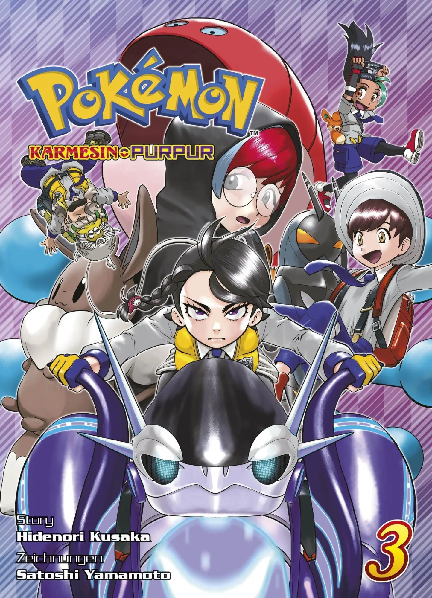 Cover: 9783741649646 | Pokémon Karmesin und Purpur 03 | Hidenori Kusaka (u. a.) | Taschenbuch