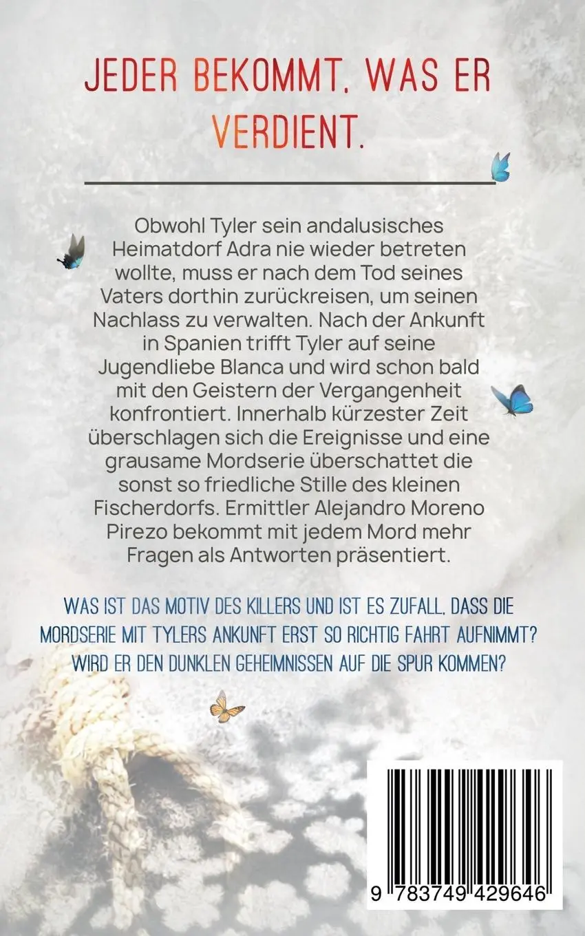 Rückseite: 9783749429646 | Mit leisen Flügeln | Andalusien-Krimi | Drea Summer | Taschenbuch