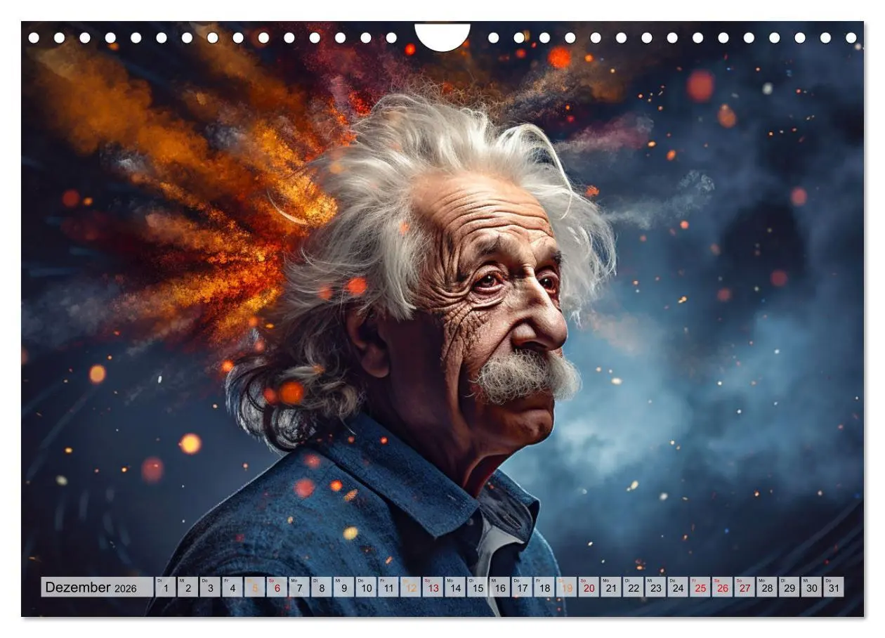 Bild: 9783457369746 | Genies der Physik (Wandkalender 2026 DIN A4 quer), CALVENDO...