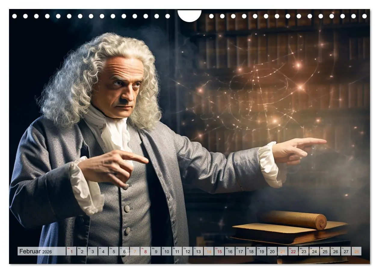 Bild: 9783457369746 | Genies der Physik (Wandkalender 2026 DIN A4 quer), CALVENDO...