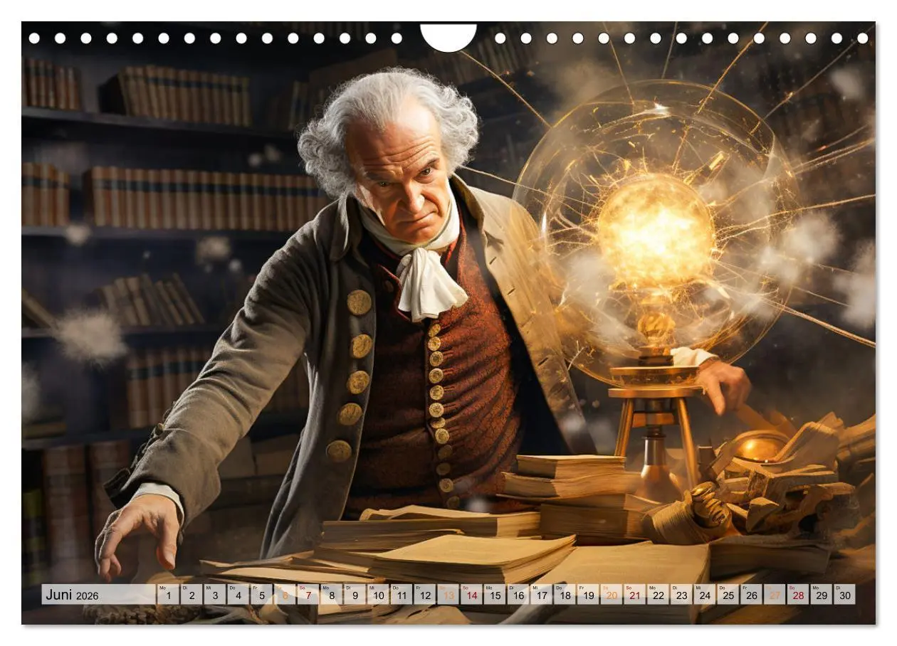 Bild: 9783457369746 | Genies der Physik (Wandkalender 2026 DIN A4 quer), CALVENDO...