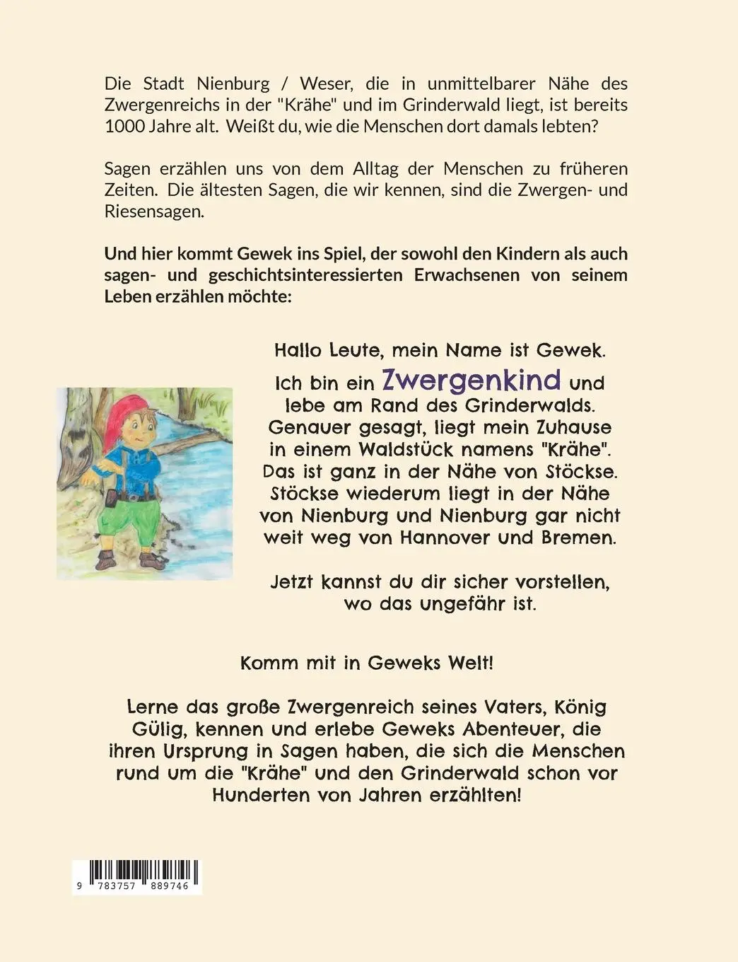 Rückseite: 9783757889746 | Gewek Die Abenteuer eines Zwergenjungen | Anke Runschke | Taschenbuch