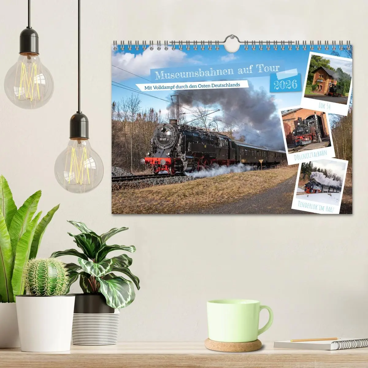 Bild: 9783457359846 | Museumsbahnen auf Tour (Wandkalender 2026 DIN A4 quer), CALVENDO...