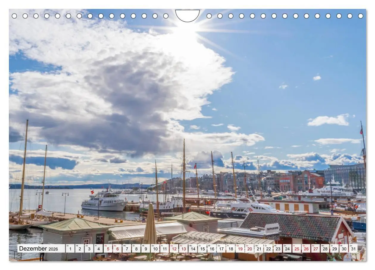Bild: 9783457809846 | Zauberhaftes Oslo (Wandkalender 2026 DIN A4 quer), CALVENDO...