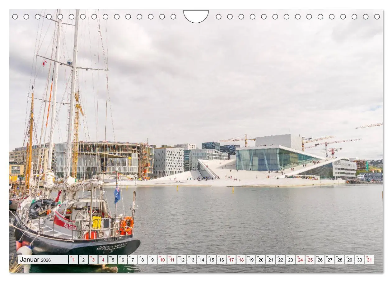 Bild: 9783457809846 | Zauberhaftes Oslo (Wandkalender 2026 DIN A4 quer), CALVENDO...
