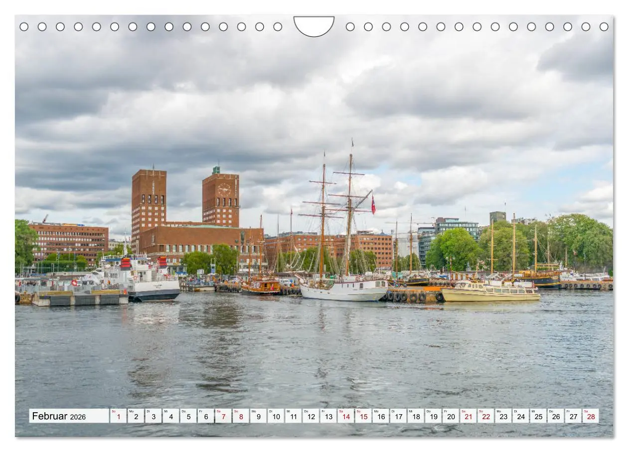 Bild: 9783457809846 | Zauberhaftes Oslo (Wandkalender 2026 DIN A4 quer), CALVENDO...
